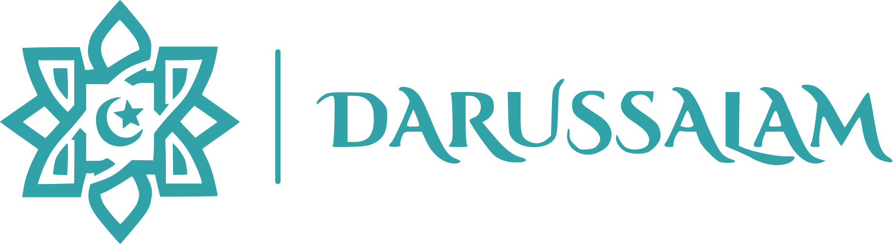Logo Darussalam Vertikal Biru
